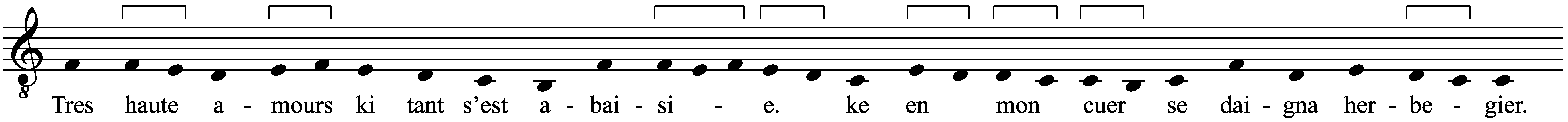 Work musical notation